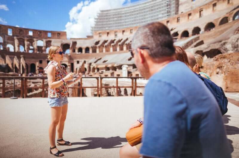 First entry fast Colosseum Guided Tour with Gladiator Arena Floor tickets